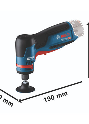 Bosch GWG 12V-50 S Professional Meuleuse droite sans fil 12 V 6 mm Brushless Solo ( 06013A7000 ) - sans batterie, sans chargeur