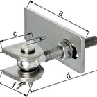 Cerniera GAH 86x23x55x130x28x50mm ( 3000200652 )