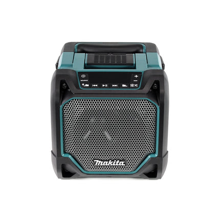 Makita DMR 202 Z Baustellen Lautsprecher 18V - für Akku- und Netzbetrieb, mit Bluetooth-Funktion, AUX-Anschluss, USB-Port und LCD Display - ohne Akku, ohne Ladegerät - Toolbrothers