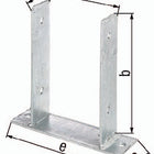 GAH Supporto per montante a U ETA-10/0210 91x200x60x50x200mm ( 3000200695 )