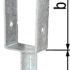 GAH Supporto per montante a U ETA-10/0210 101x200x200x50mm ( 3000200719 )