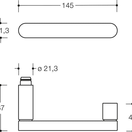 HEWI Rosettengarnitur 270XAH01.230 Edelstahl ( 3000207494 )