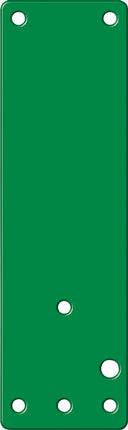 Piastra di montaggio GFS 901 670 Montaggio su porte tagliafuoco ( 3000250547 )