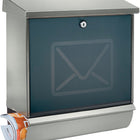 BURG-WÄCHTER Briefkasten Lucca-Set 3713 Ni Letter Höhe 440 mm Breite 380 mm Tiefe 148 mm ( 3000253212 )