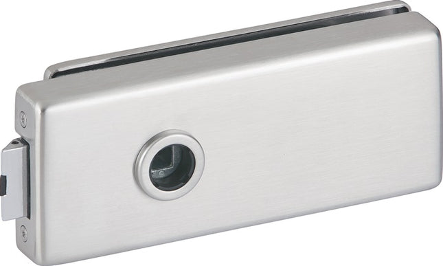 Serratura per porte in vetro HERMAT 6081 OL - Genova acciaio inox opaco ( 3000253942 )
