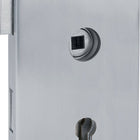 HERMAT Serratura per porte in vetro 6053 PZ L - Molina acciaio inox opaco ( 3000253947 )