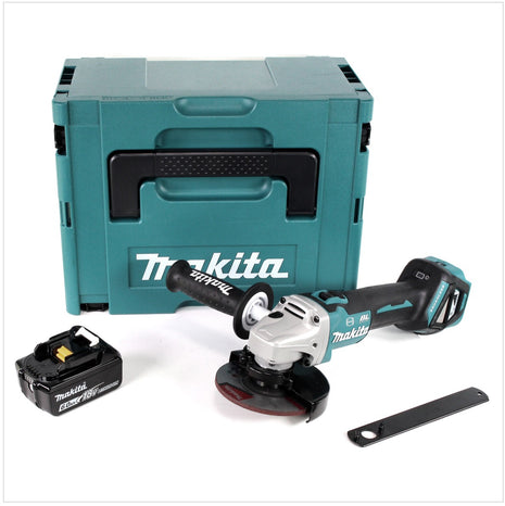 Makita DGA 513 G1J Akku Winkelschleifer 18 V 125mm Brushless + 1x Akku 6,0Ah + Makpac - ohne Ladegerät - Toolbrothers