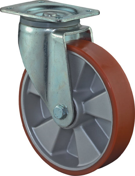 BS ROLLEN Roulette pivotante pour charges lourdes Roue Ø 125 mm Capacité de charge 450 kg ( 3000275929 )