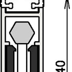 Guarnizione per porta ATHMER Kältefeind Allround(R) 1-1075 1 lato lunghezza 1083 mm ( 3327023194 )