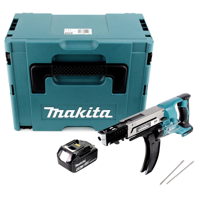 Makita DFR 750 M1J Akku Magazinschrauber 18 V 45-75mm + 1x Akku 4,0Ah + Makpac - ohne Ladegerät - Toolbrothers
