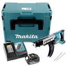 Makita DFR 750 RM1J Akku Magazinschrauber 18 V 45-75mm + 1x Akku 4,0Ah + Ladegerät + Makpac - Toolbrothers