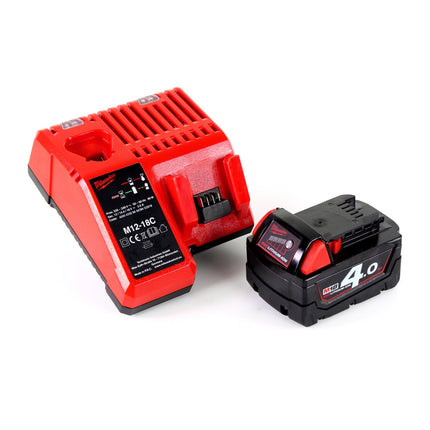 Milwaukee M18 FPD-401C Akku Schlagbohrschrauber 135 Nm im HD System Koffer mit 1x M18 B4 4,0 Ah Akku und M12-18C Ladegerät - Toolbrothers