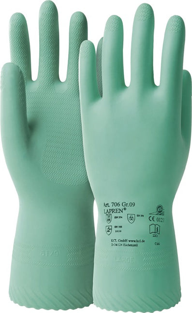 Guanti chimici HONEYWELL Lapren 706 taglia 10 verde ( 4000371621 )