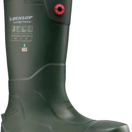 DUNLOP stivali invernali di sicurezza Fieldpro Thermo+ taglia 43 verde ( 4000374173 )