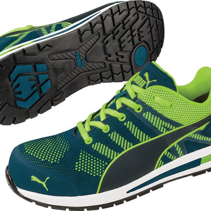 PUMA scarpa di sicurezza Elevate Knit GREEN LOW taglia 41 blu/verde ( 4000374621 )
