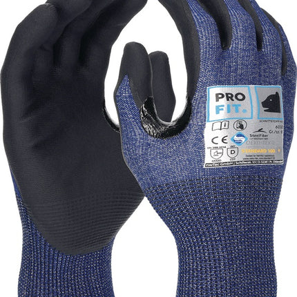 PRO FIT Schnittschutzhandschuhe Schnittstop Pro Größe 10 blau/schwarz ( 4000391286 )
