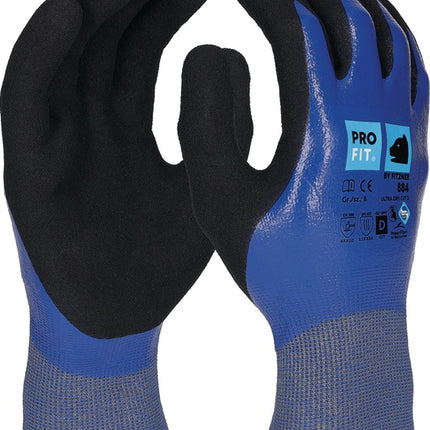 PRO FIT guanti antitaglio Ultra DRY CUT D taglia 10 blu / nero ( 4000391426 )