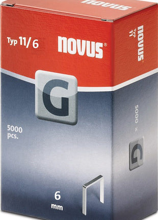 Clip fil plat NOVUS G type 11 B10,6xL6mm (4000813886)