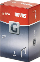 Clip de alambre plano NOVUS tipo G 11 B10,6xL6mm (4000813886)