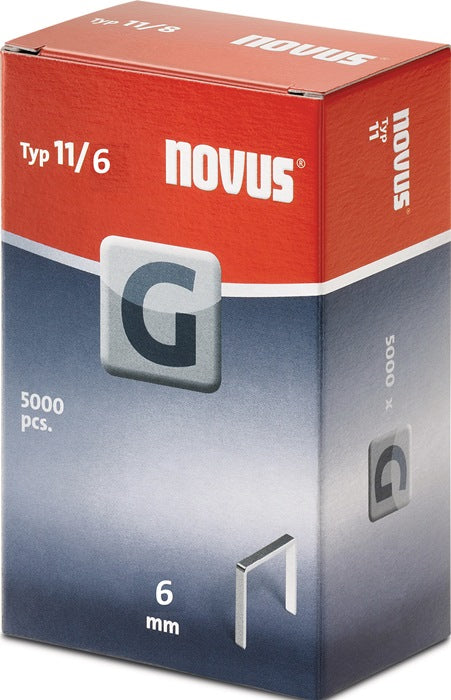 NOVUS Flachdrahtklammer G Typ 11 B10,6xL6mm ( 4000813886 )