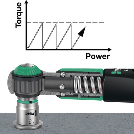 Chiave dinamometrica WERA Safe-Torque A 1 Chiave dinamometrica 1/4 ″ 2 - 12 Nm ( 4000822440 )