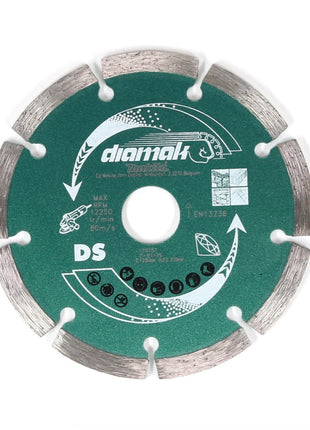 Makita Diamak 125 mm 5 Stk. ( 5x D-61139 ) Diamant Trennscheibe für Stein, Beton Aufnahme 22,23 mm - Toolbrothers