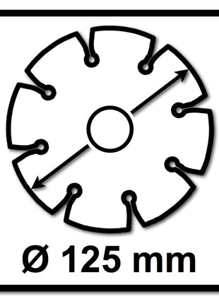 Makita Diamak 125 mm 5 Stk. ( 5x D-61139 ) Diamant Trennscheibe für Stein, Beton Aufnahme 22,23 mm - Toolbrothers