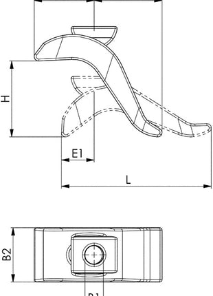 AMF Spannpratze Nr. 6321 für T-Nut 16 mm ( 4000833067 )