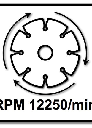 Makita Diamak 125 mm 25 Stk. ( 25x D-61139 ) Diamant Trennscheibe für Stein, Beton Aufnahme 22,23 mm - Toolbrothers