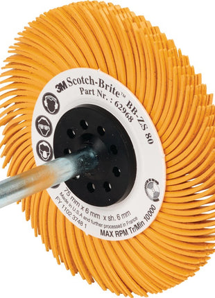 Disco de cepillo radial 3M BB-ZS tipo C Ø 76,2 mm grano 80 (4000844175)