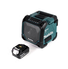 Makita DMR 202 F1 Baustellen Lautsprecher 18V - für Akku- und Netzbetrieb, mit Bluetooth-Funktion, AUX-Anschluss, USB-Port, LCD Display + 1x 3,0 Ah Akku - ohne Ladegerät - Toolbrothers