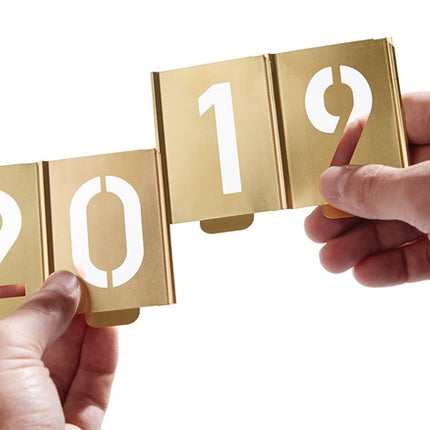 Set di stencil per marcatura KUKKO 327 numeri 0 - 9 ( 4000871682 )