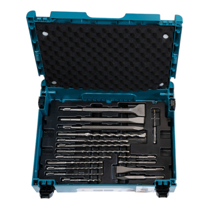 Makita E-17790 Set di punte e scalpelli SDS-Plus 17 pezzi + Makpac