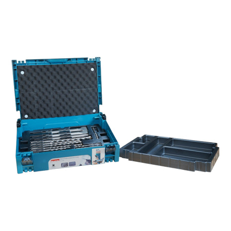 Makita E-17790 Set di punte e scalpelli SDS-Plus 17 pezzi + Makpac