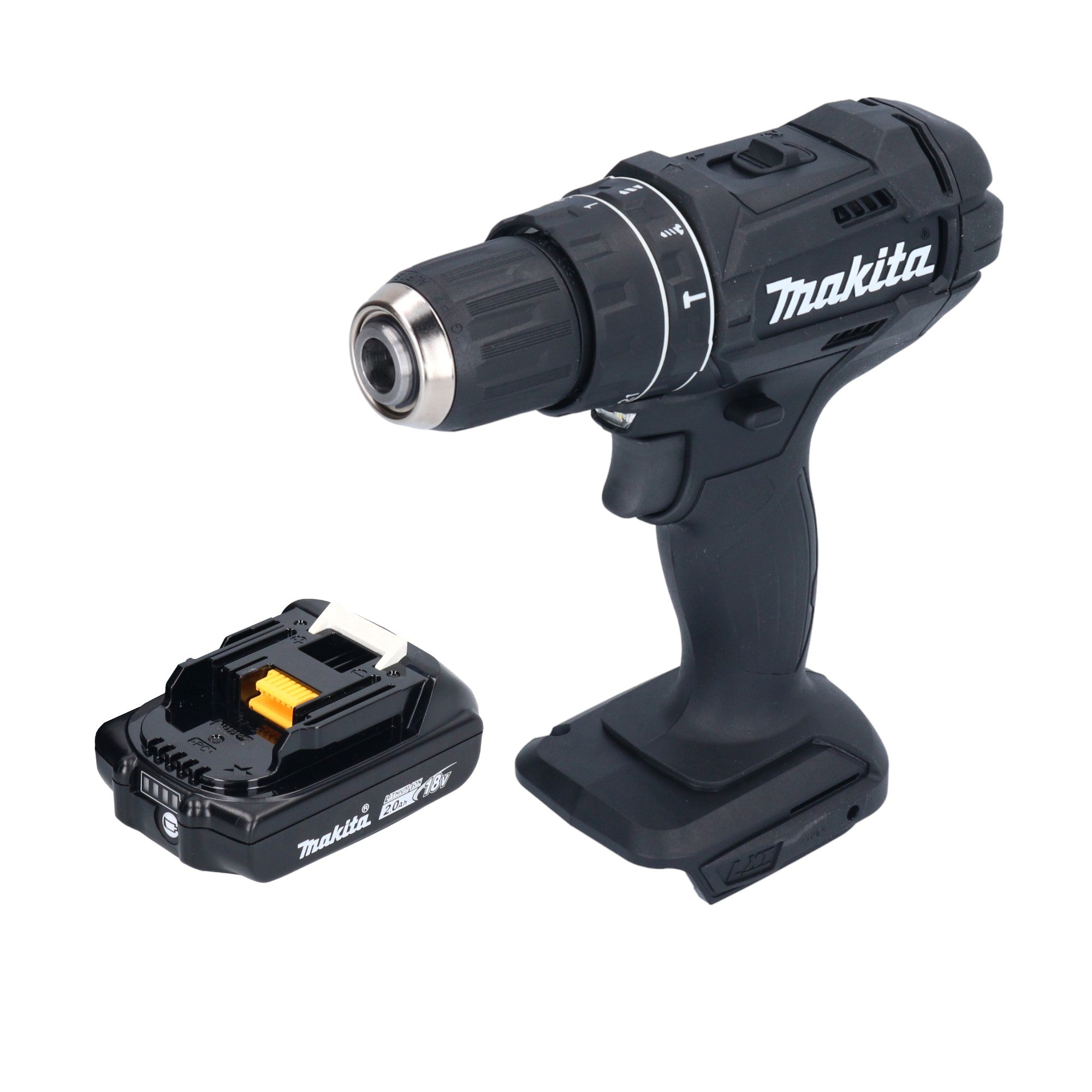 Makita DHP 482 A1B Akku Schlagbohrschrauber 18 V 62 Nm Schwarz 1x Akku 2 0 Ah ohne Ladegeraet 0 - toolbrothers