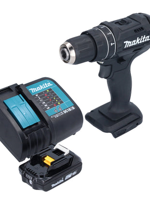 Makita DHP 482 SA1B taladro percutor inalámbrico 18 V 62 Nm negro + 1x batería 2,0 Ah + cargador