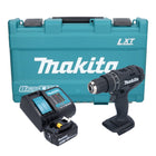 Makita DHP 482 SG1KB taladro percutor inalámbrico 18 V 62 Nm negro + 1x batería 6,0 Ah + cargador + estuche