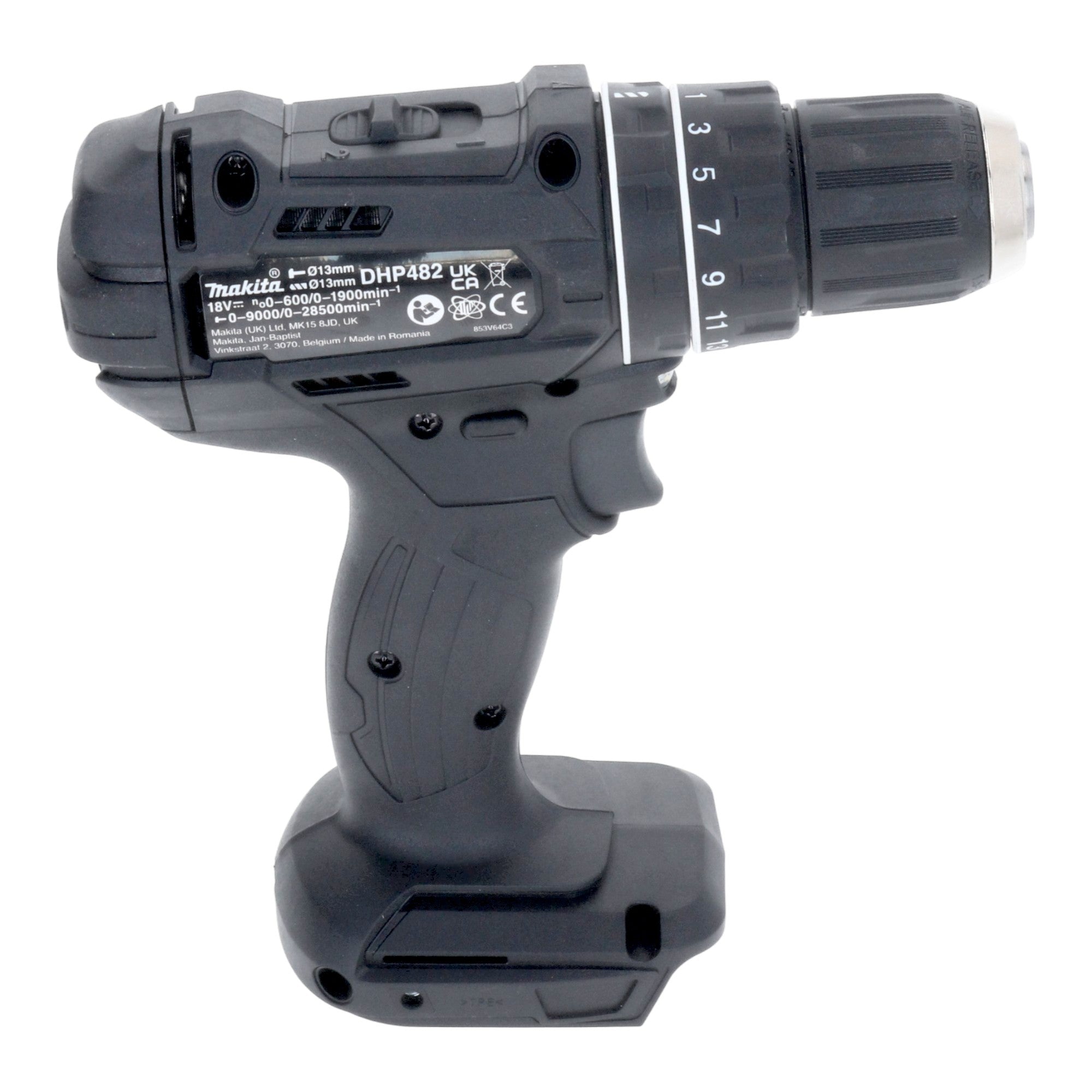 Makita DHP 482 SM1JB Akku Schlagbohrschrauber 18 V 62 Nm Schwarz 1x Akku 4 0 Ah Ladegeraet Makpac 4 - toolbrothers