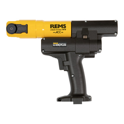 Rems Mini Press 14V ACC Basic Pack pressa radiale a batteria 14,4 V 22 kN ( 578013 R220 ) + 1x batteria ricaricabile 2,5 Ah + caricatore + L-Boxx