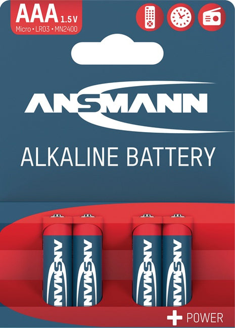 Batería ANSMANN 1,5 V AAA-AM4-Micro 1200 mAh (4000901826)