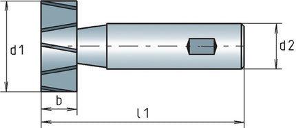 MAYKESTAG Fresa per scanalature DIN 850 D Tipo N D.45,5 mm ( 4117802243 )