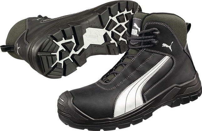 PUMA stivali di sicurezza Cascades Mid taglia 48 nero/bianco ( 4300700278 )