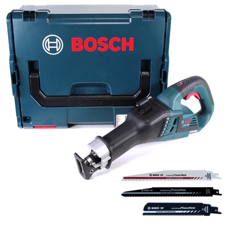 Bosch GSA 18V-32 Professional Akku Recipro- / Säbelsäge brushless Solo in L-Boxx + Bosch S 955 CHM endurance Säbelsägeblatt für Hartmetall Heavy Metal 25 x 1,25 mm - Toolbrothers