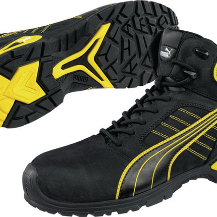 PUMA stivali di sicurezza Amsterdam Mid taglia 46 nero/giallo ( 4300700436 )