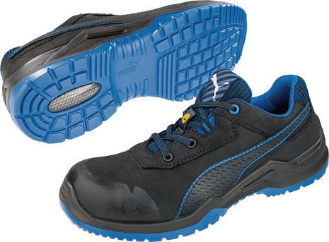 Chaussures de sécurité PUMA Argon Blue Low taille 41 noir/bleu ( 4300700441 )