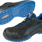 PUMA scarpa di sicurezza Argon Blue Low taglia 44 nero/blu ( 4300700444 )