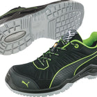 PUMA scarpa di sicurezza Fuse TC Green Low taglia 45 nero/verde ( 4300700455 )