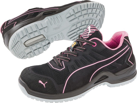 PUMA Damensicherheitsschuh Fuse TC Pink Wns Low Größe 37 schwarz/pink ( 4300700487 )