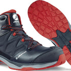 ALBATROS ULTRATRAIL BLACK MID stivali di sicurezza taglia 45 nero/rosso ( 4300700565 )