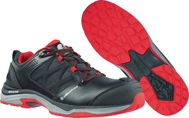 ALBATROS scarpa di sicurezza ULTRATRAIL BLACK Low taglia 41 nero/rosso ( 4300700581 )
